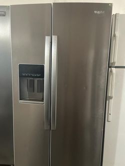 Whirlpool Side By Side Stainless Steel Refrigerator
