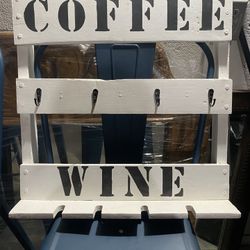 Rustic Coffee Wine Rack