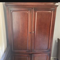 Brown armoire