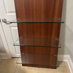 Hangable 3-Tier Glass Shelf – Space-Saving & Stylish