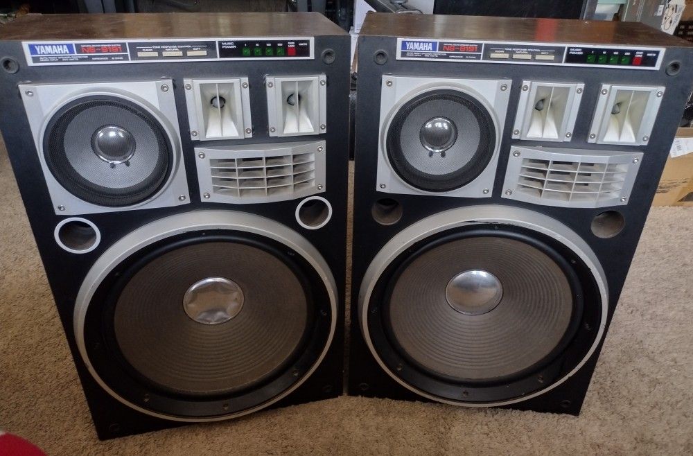 Rare Vintage Pair Of Yamaha NS-9191 Speakers