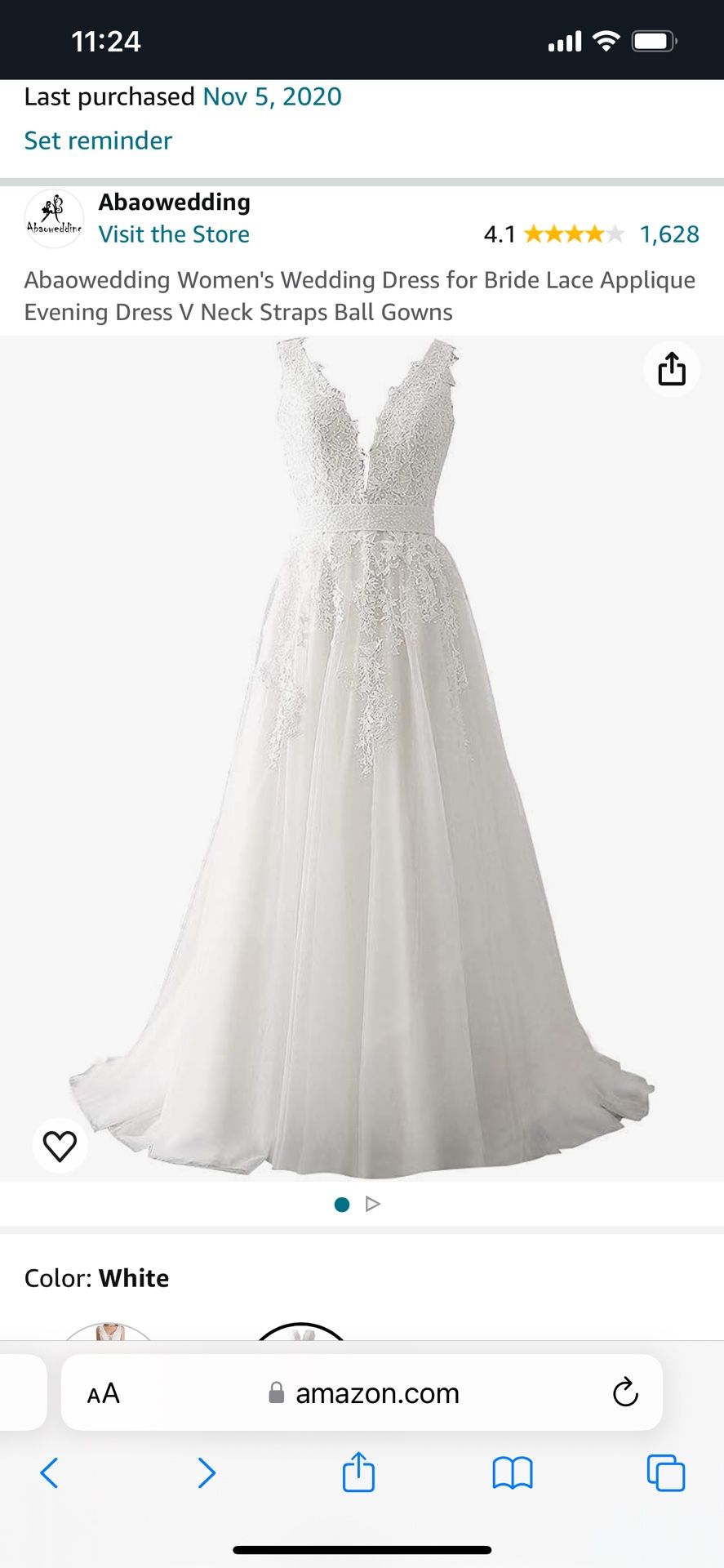 Wedding Dress Never Worn