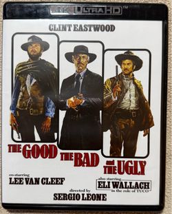 The Good, The Bad and The Ugly 4K Blu Ray $10
