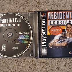 Resident Evil Directors Cut for PS1 (includes RE2 demo disc) CIB