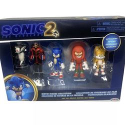 Sonic The Hedgehog, Sonic 2 Movie Action Figure Set, sonic 2 
