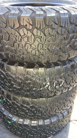 4 Llantas Usadas BFGoodrich Ko2 Lt 265/70/17 $270 las 4