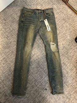 Purple jeans