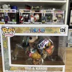 IN HAND Vivi & Karoo Funko Pop RIDE One Piece #129 Anime Animation Manga Rides