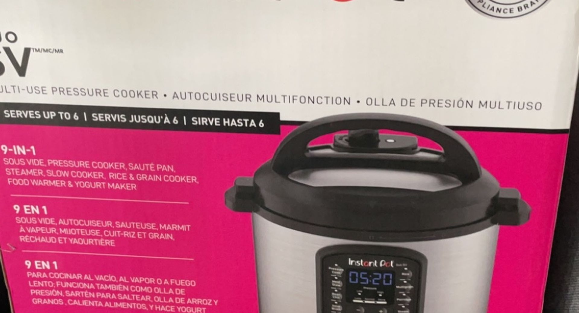 Instant Pot Duo sv 