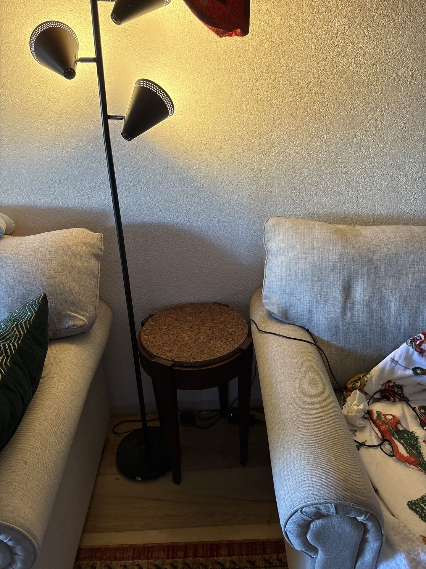 Real Marble End Table