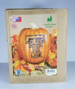 Texas Tech University Collegiate Pumpkin