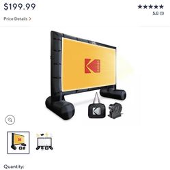 Kodak inflatable large screen
