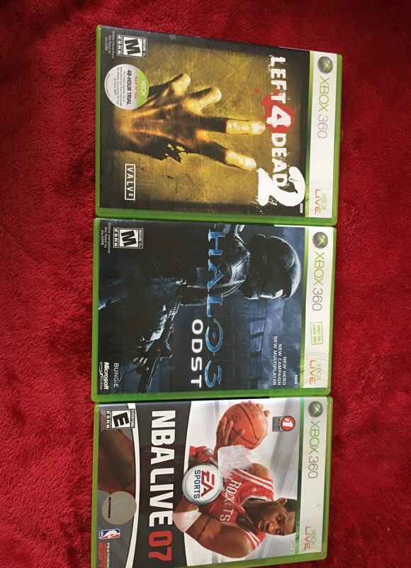 Xbox 360 games for sale