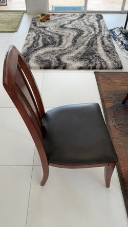 Glass top dining table with 4 chairs