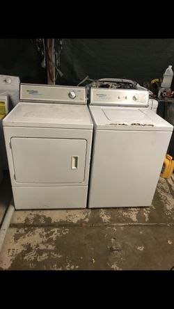 Washer and dryer