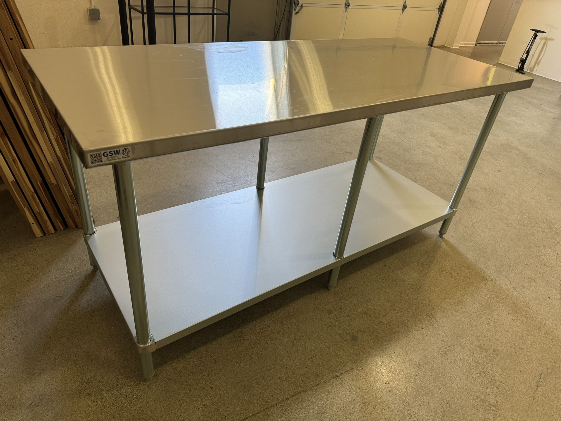 Gsw Work Table GSW Stainless Steel Work Tables - 18 Gauge - wow! for Sale in Redmond ...