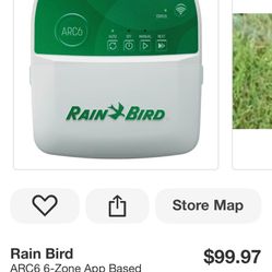 Rain Bird ARC6 6-Zone App Based Indoor Residential Irrigation Controller