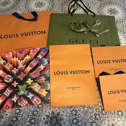 Louis Vuitton / Gucci Shopping Bags