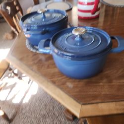 Set Of Tramontina Pots With Lids