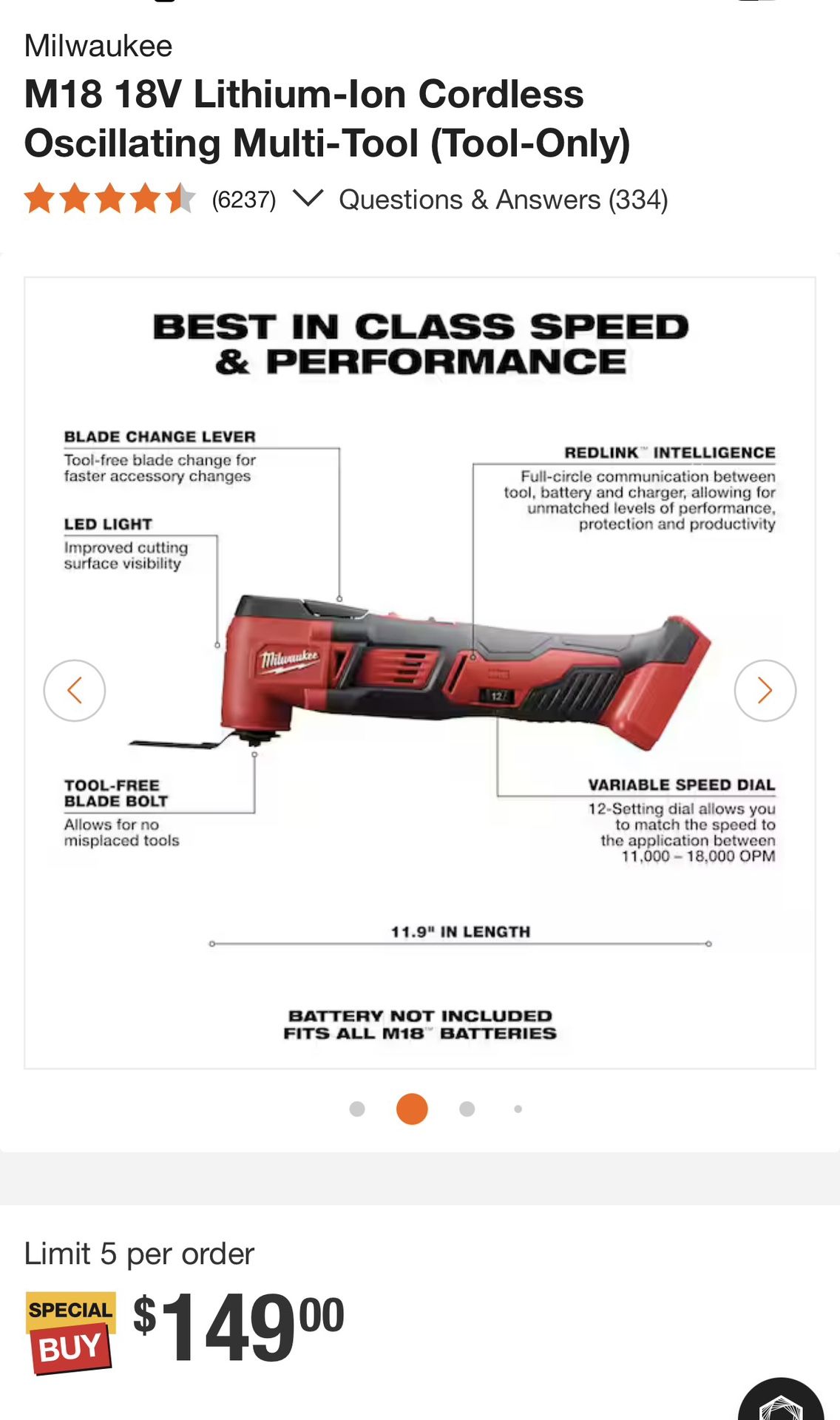Milwaukee Multitool M 18