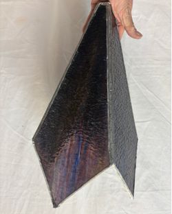Vintage stained glass lampshade