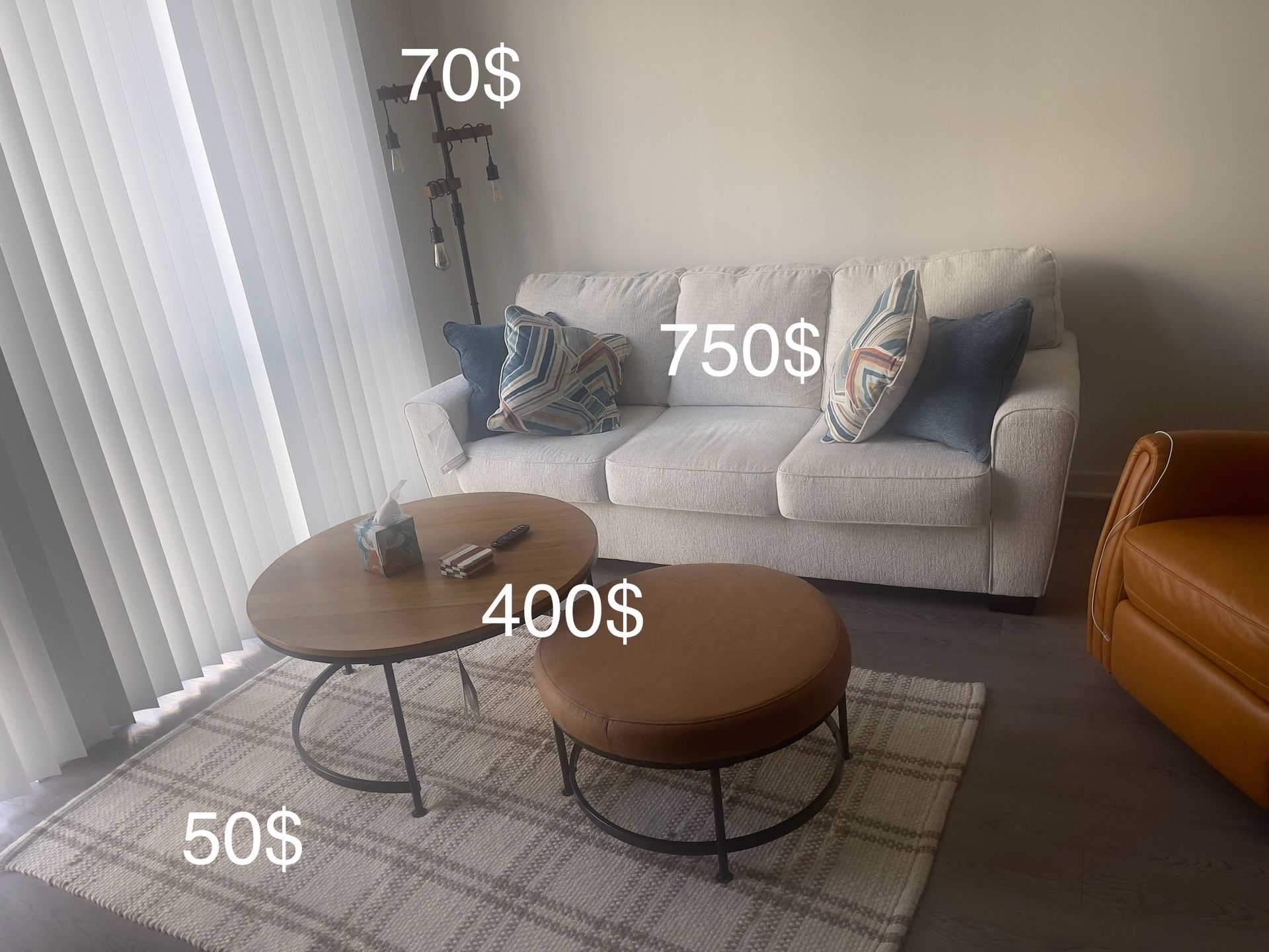 Sofa And Coffee Table 