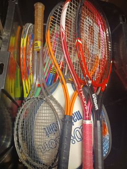 Tennis Raquets, $10 Each. You Pick! Name Brand, Good Condition.