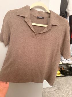 Massimo Dutti Knit Polo Shirt