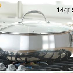 Cacerola De 14 Qt Tri Ply