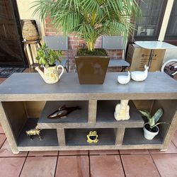 60”Long Media Console Wooden Stand (Northridge)