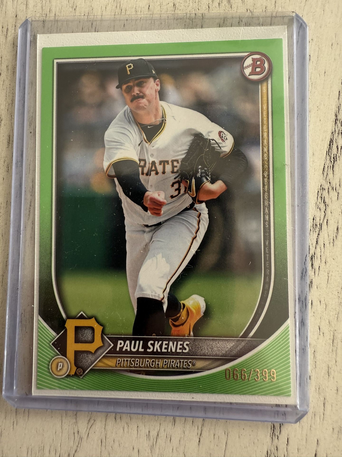 Paul Skenes Neon Green Refractor 66/399