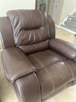 Brown Leather Couch Sofa