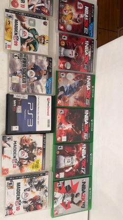Lot of 11 PS3 and Xbox One Video Games