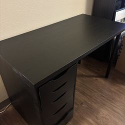 IKEA Black Alex Desk