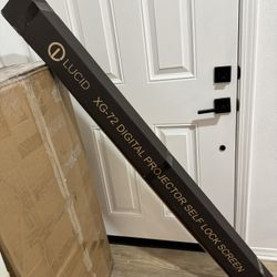 Lucid XG-72 Digital Projector Self Lock Screen