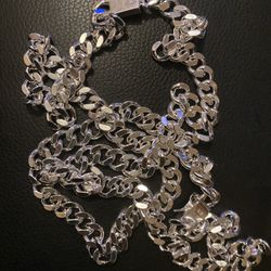 Silver Plated 10 mm 36 Inch 