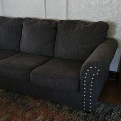 Sofa, Dresser, Microwave