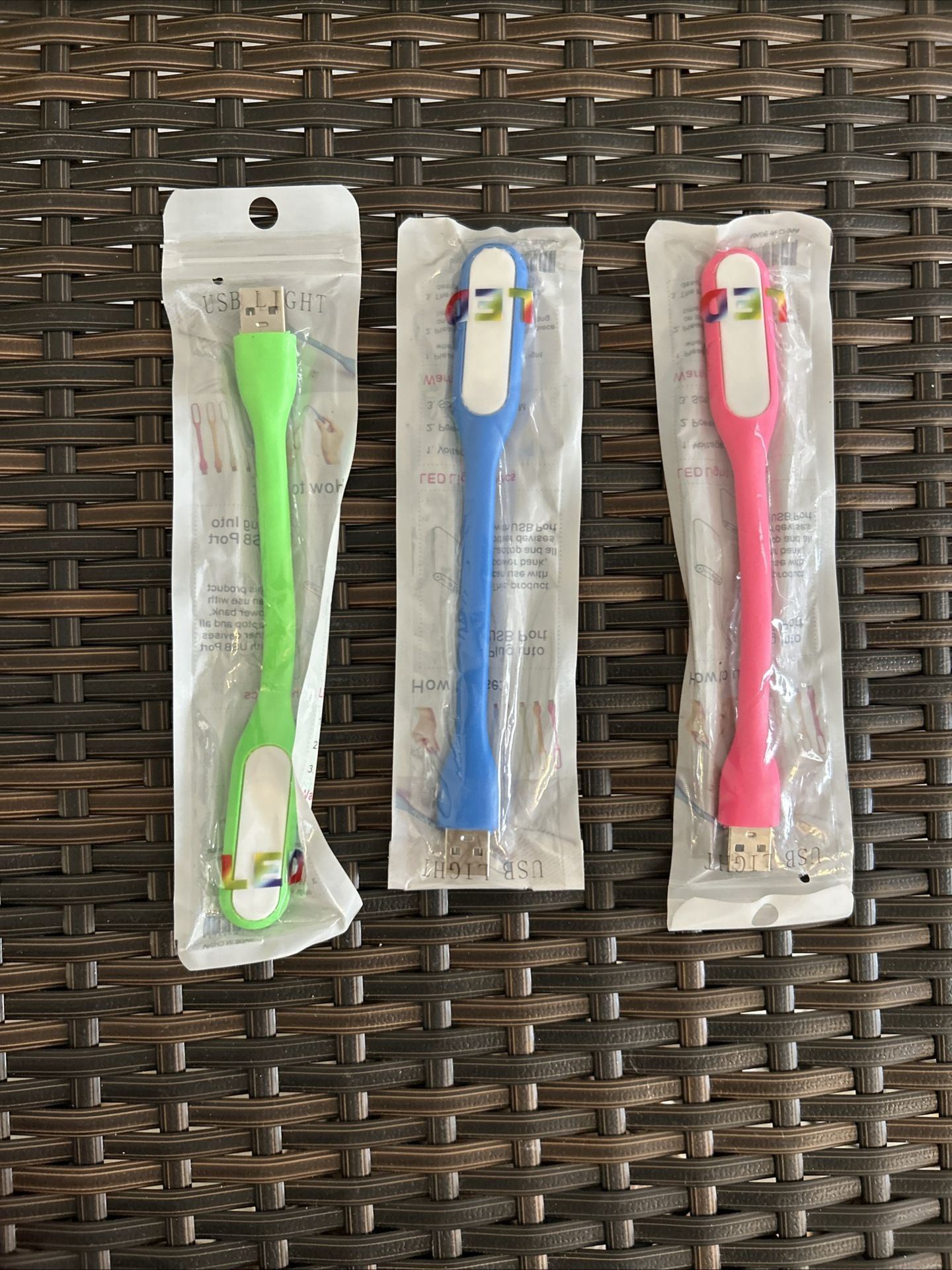 USB Light Mini LED Lamp bendable portable for Laptops PC or power bank 3pcs
