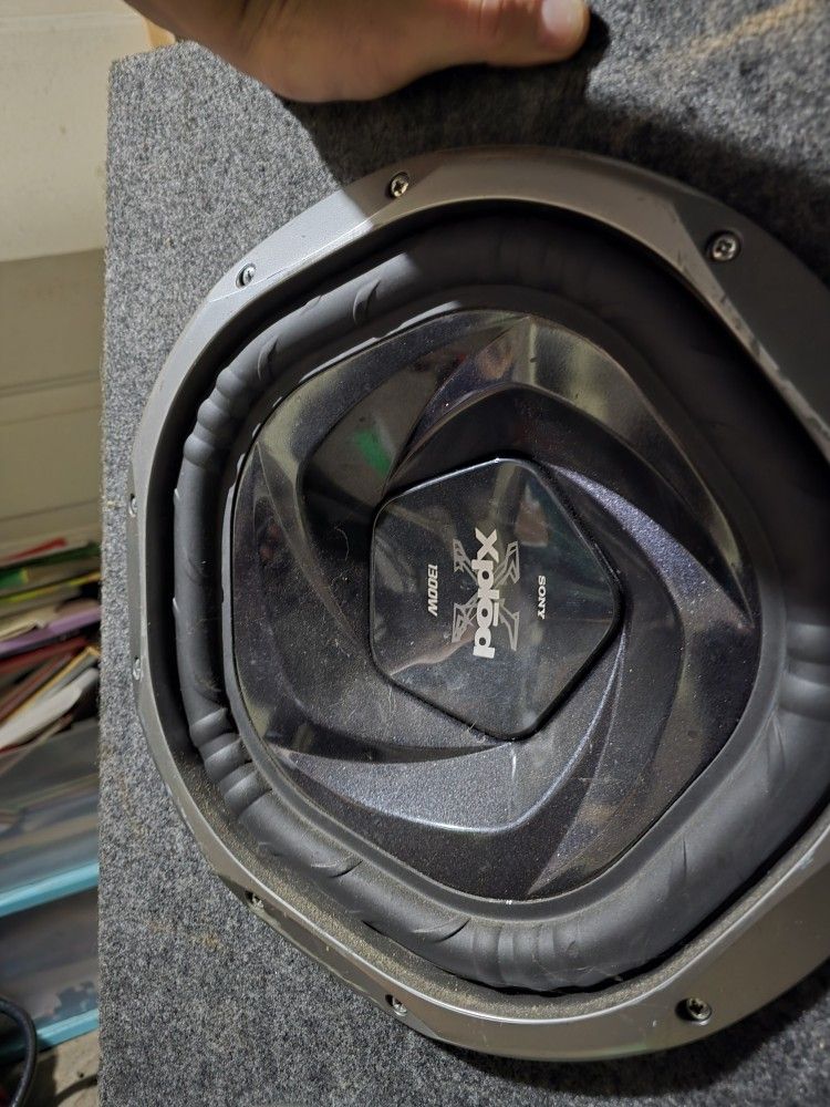 12 Inch Sony Subwoofers Inbox