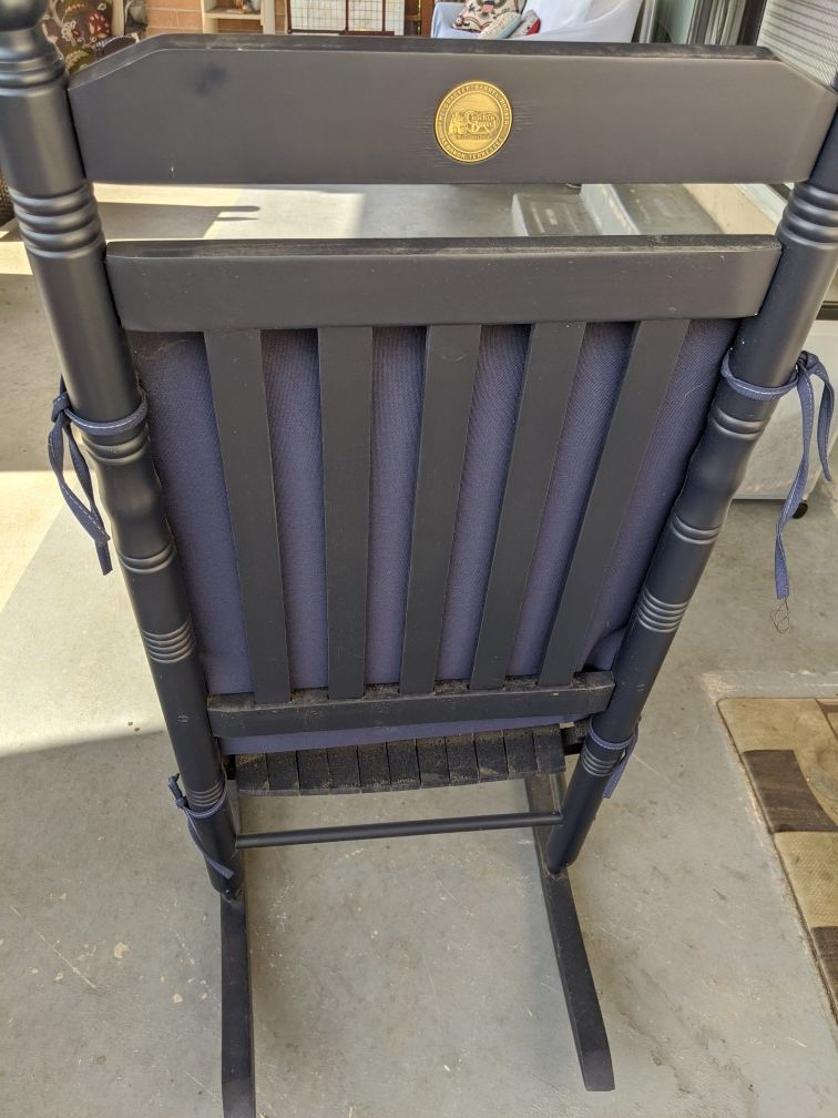 Cracker Barrel Navy Rocking Chair for Sale in San Diego, CA OfferUp
