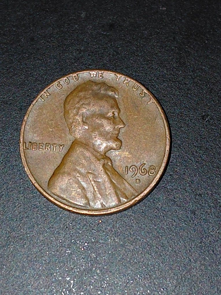 1968 D Penny Rare
