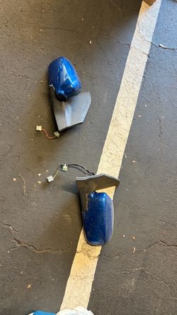 Ep3 side mirrors vivid blue pearl