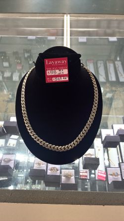 Silver Cuban Link necklace