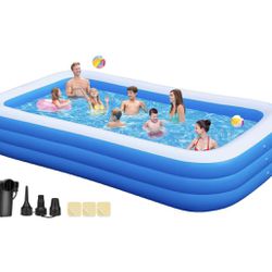Brand new 130"x 72" x 22" Large Family Swimming Pools