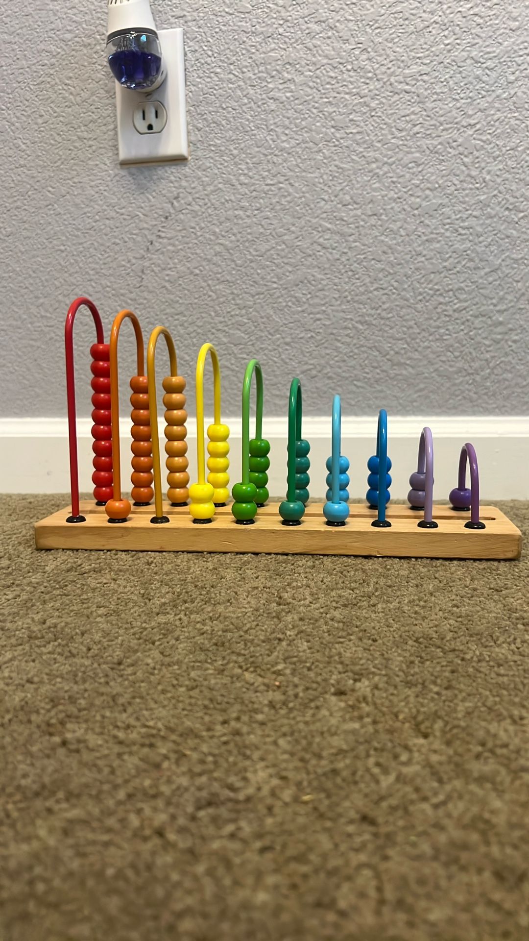 Melissa & Doug Add & Subtract Abacus - Educational Toy With 55 Colorful Beads (!!Missing addition subtraction boards!!)