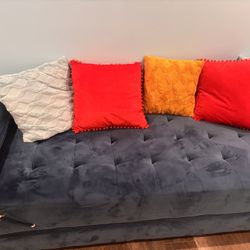 Suede Daybed Sofa