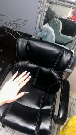 Leather chajr comfortable