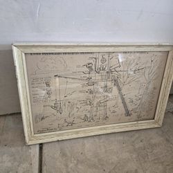 Vintage The Modern Daniel Boone Deer Stand Print 