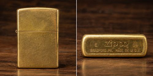 Zippo brass lighter