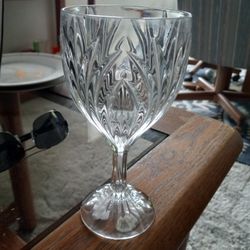 Bohemia Czechoslovakian Crystal Goblets $30 For The Set